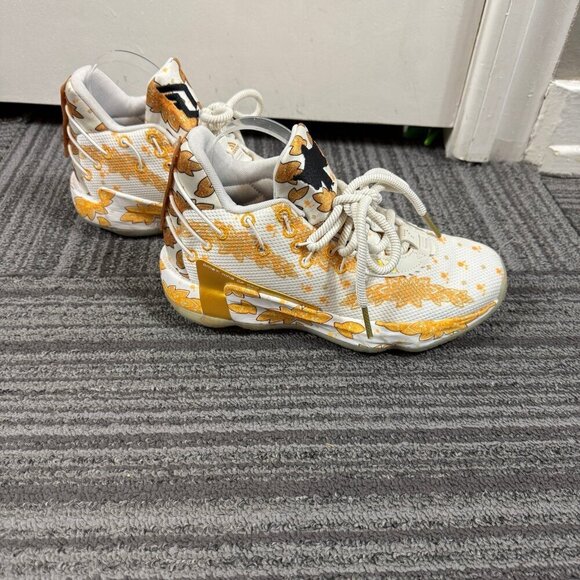 adidas Men's Ric Flair x Dame 7 Gca 'White and gold. - Picture 3 of 10